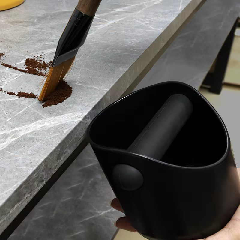 Mini boîte à café antidérapante, poubelles absorbant les chocs, poubelles à expresso, accessoires pour café Barista, outils