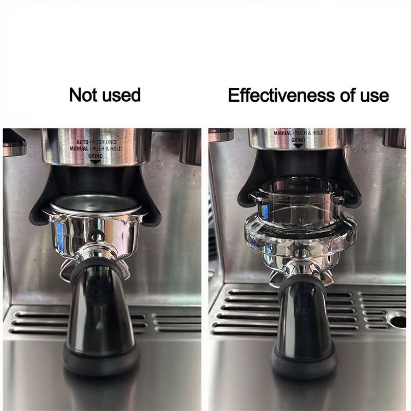 Anneau de dosage de café JUSTINLAU 54MM pour Breville 8 Series Sage Portafilter Accessoires pour expresso Outil