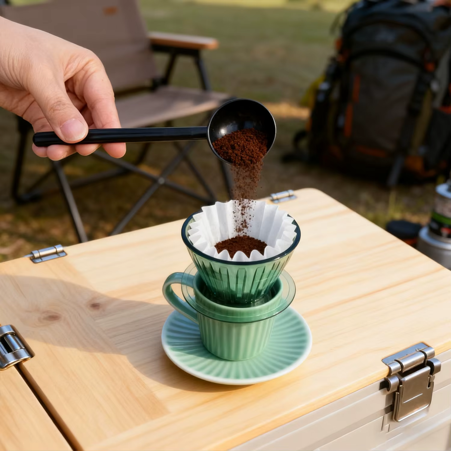 YRP filtre à café réutilisable 1-2 tasses B75 filtres à panier goutteur