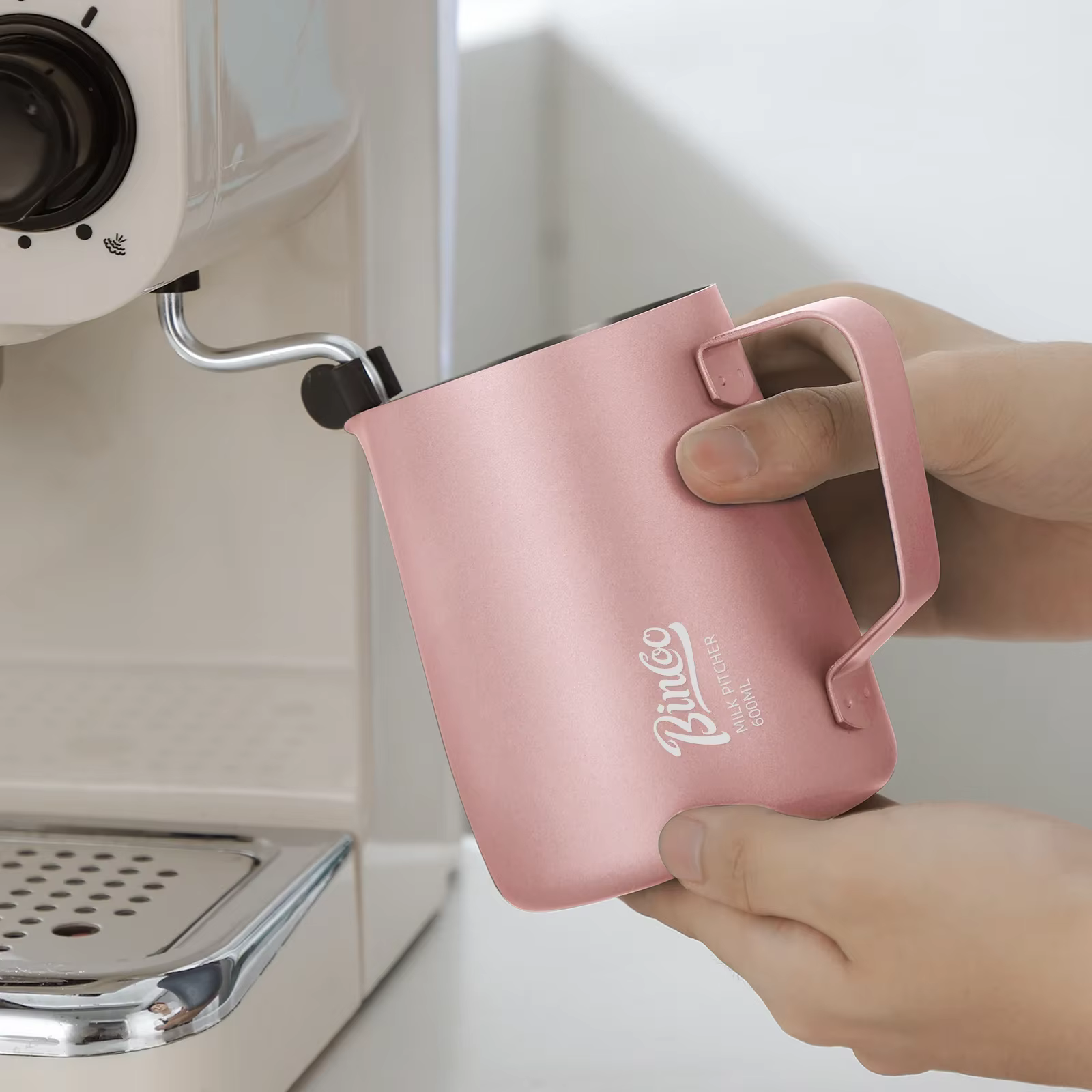BINCOO 350/600ML pichet à mousser le café
