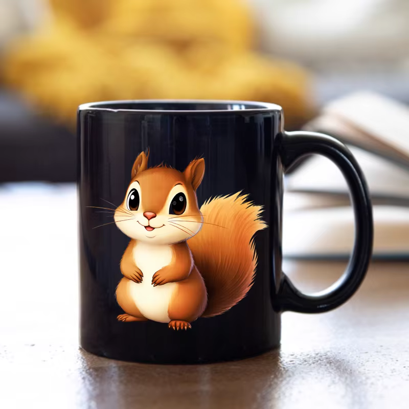 Tasse en céramique noire