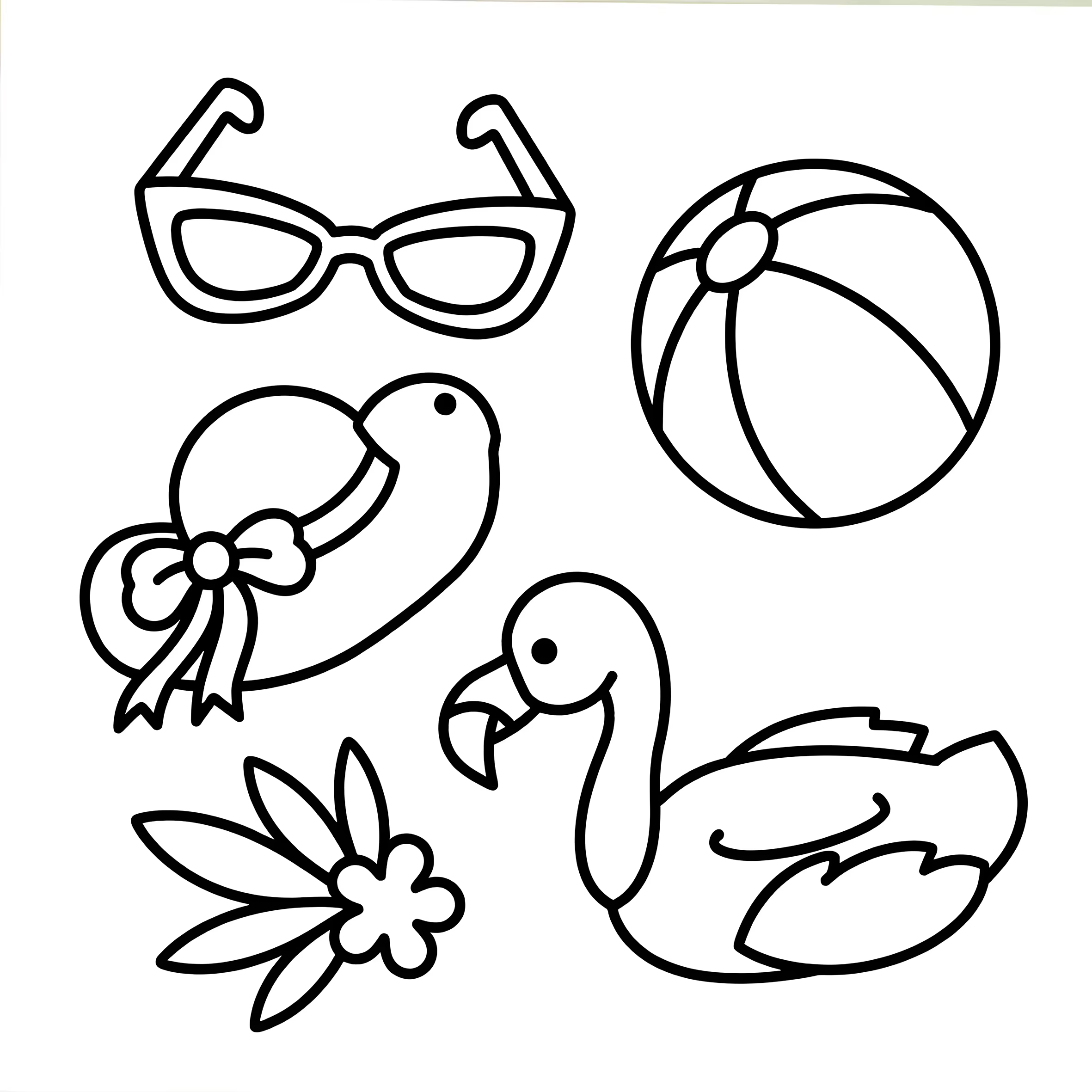 Livre de coloriage à motifs audacieux pour adultes, livre de dessin mignon, cadeau parfait pour fête et anniversaire, EASY SUMMER