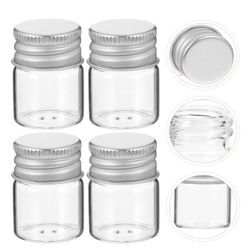 Pot en verre de 5 ml, 6 ml