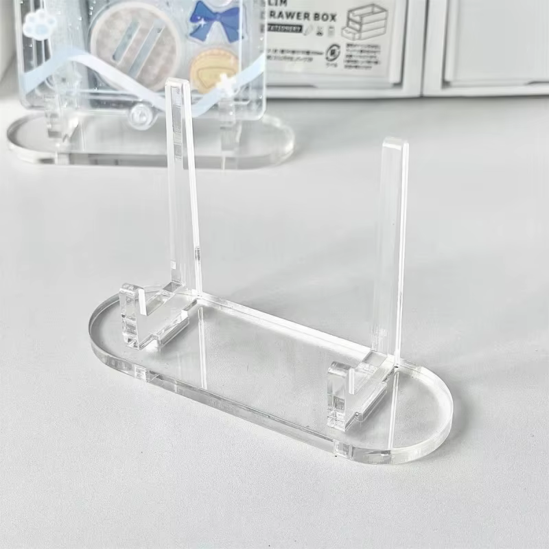 Support de cadre photo en acrylique transparent / Support d'affichage multifonctionnel / Base d'affichage pour assiettes, photos et figurines