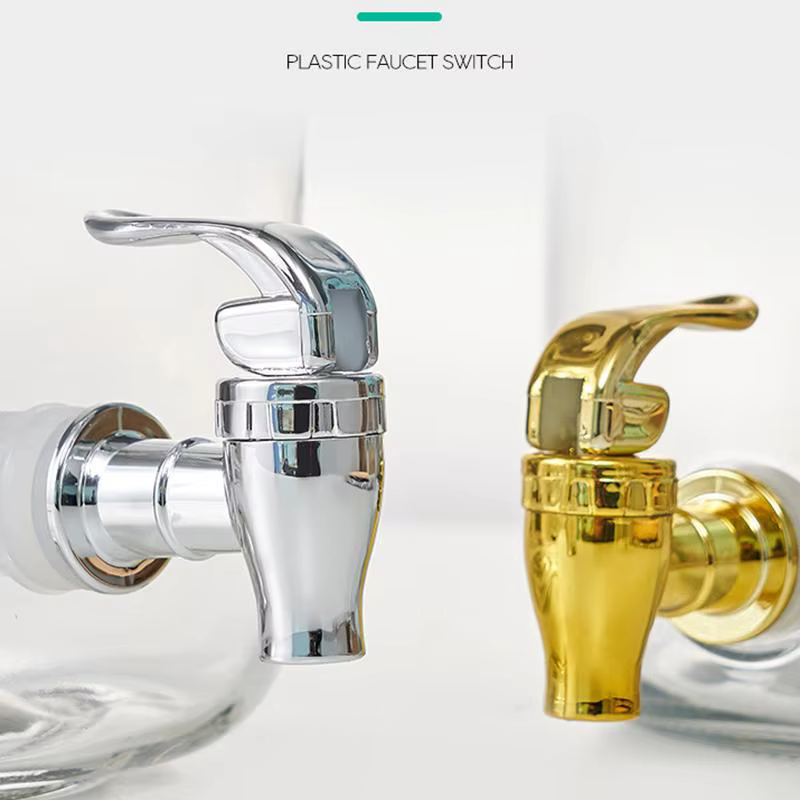 Robinet distributeur de vin et d'eau en verre 2L pour usage domestique
