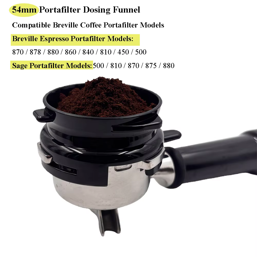 Anneau doseur de café 54 mm anti-éclaboussures