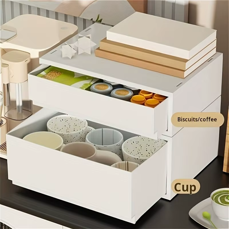 Tiroir de rangement pour machine à café