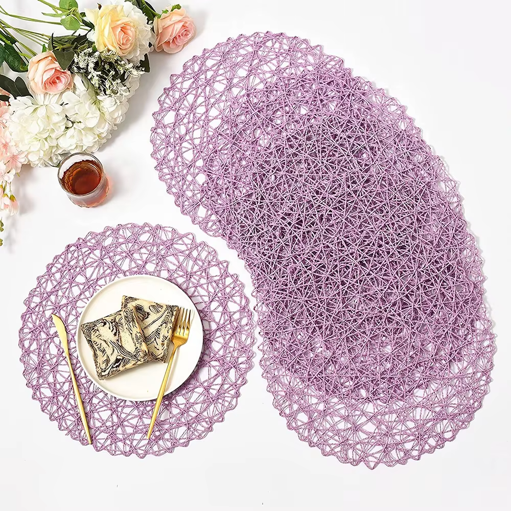 Sets de Table Ronds en Papier