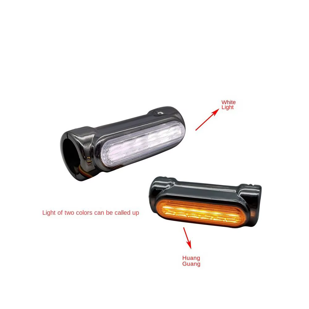 Lampe de signalisation pour Harley, accessoires moto, clignotants, lampe de protection contre les chocs, lumière de signalisation, éclairage de conduite pour Harley