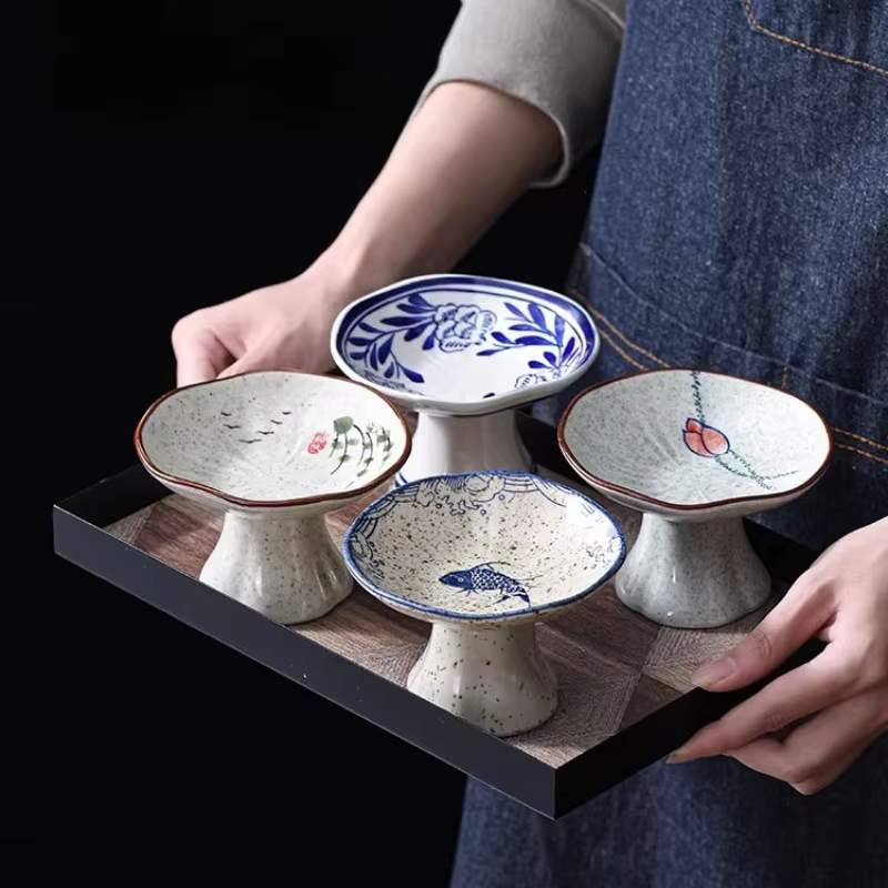 Nouvelle assiette haute pour dessert chinois