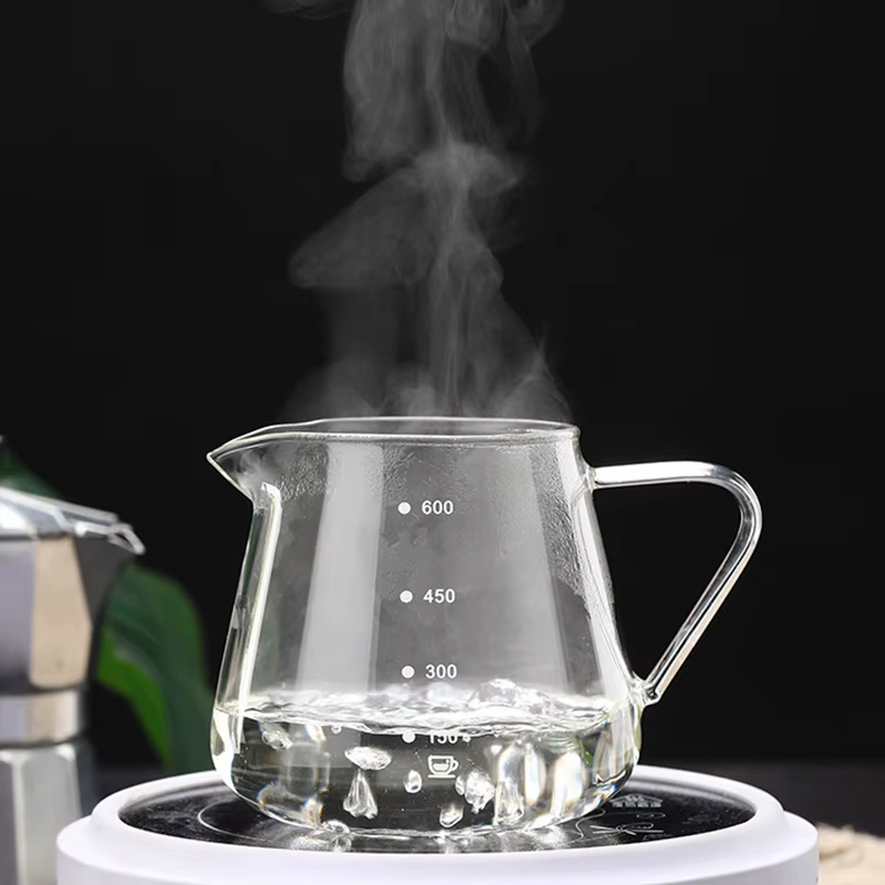 Cafetière en verre réutilisable