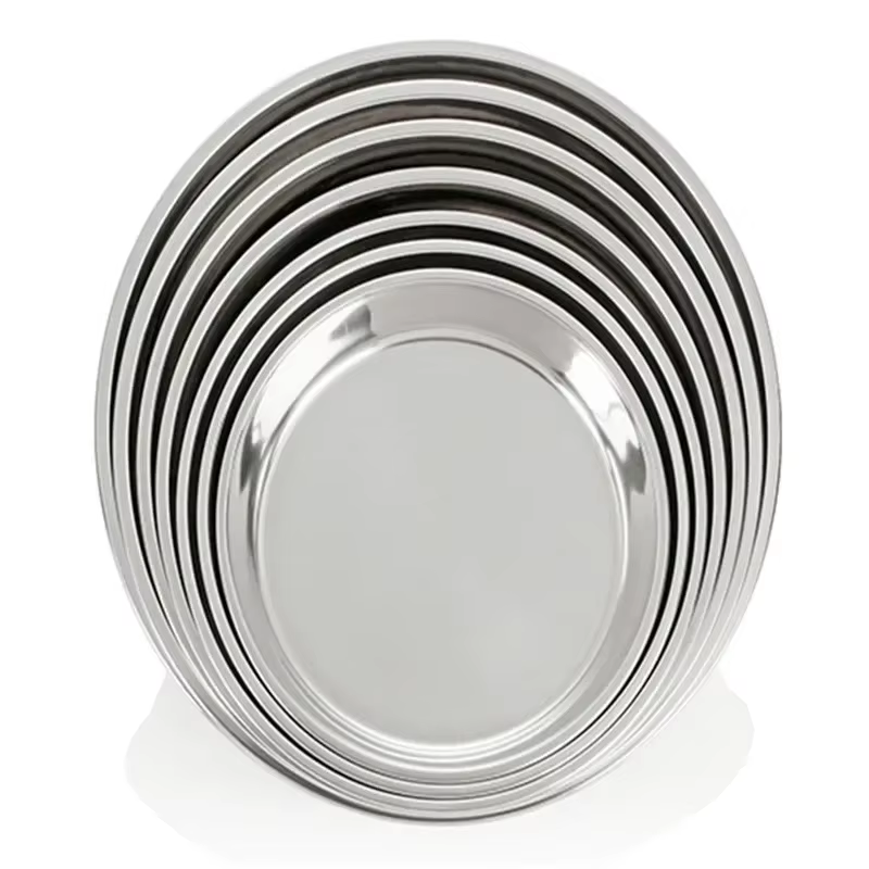 Assiettes de chargeur de plat épais et rond