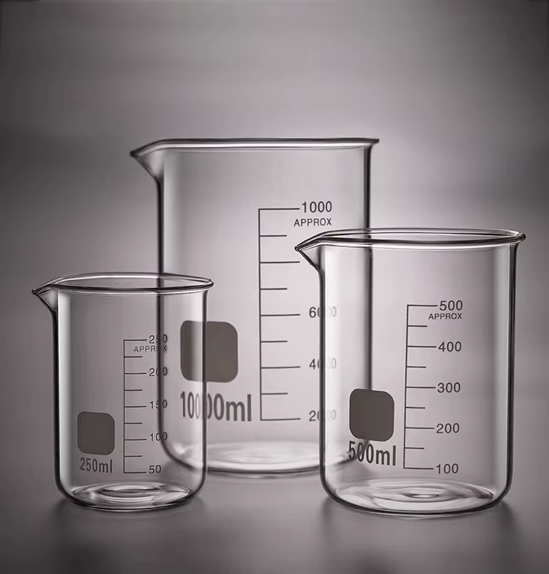 Tasse à mesurer en verre borosilicate YWDL avec échelle graduée