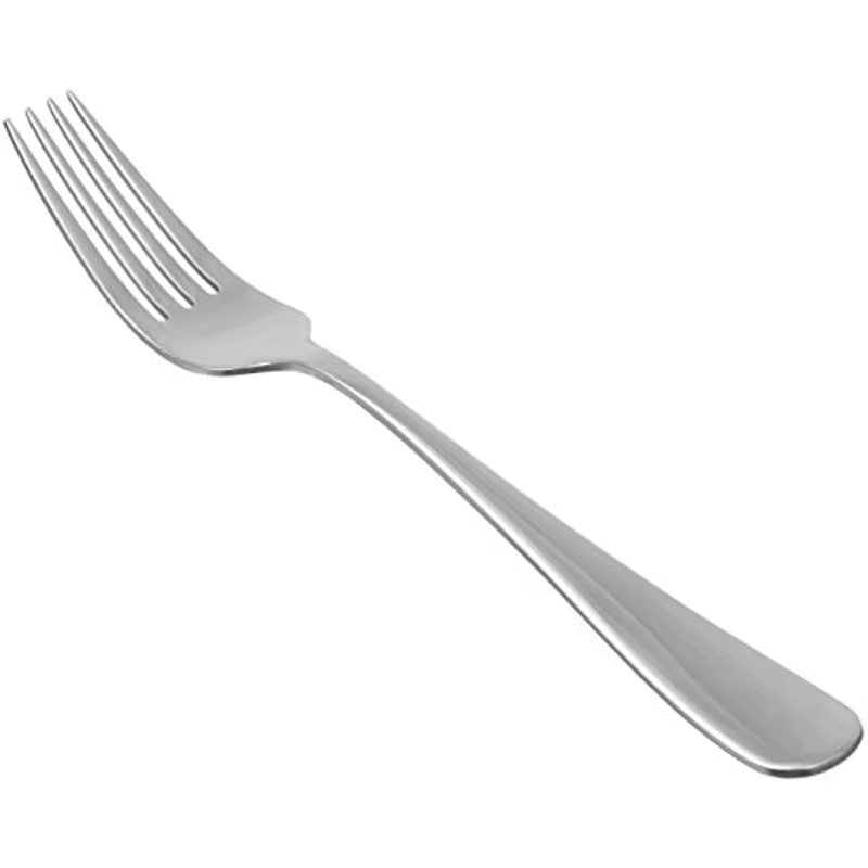 Fourchettes à dîner robustes en acier inoxydable avec bord rond