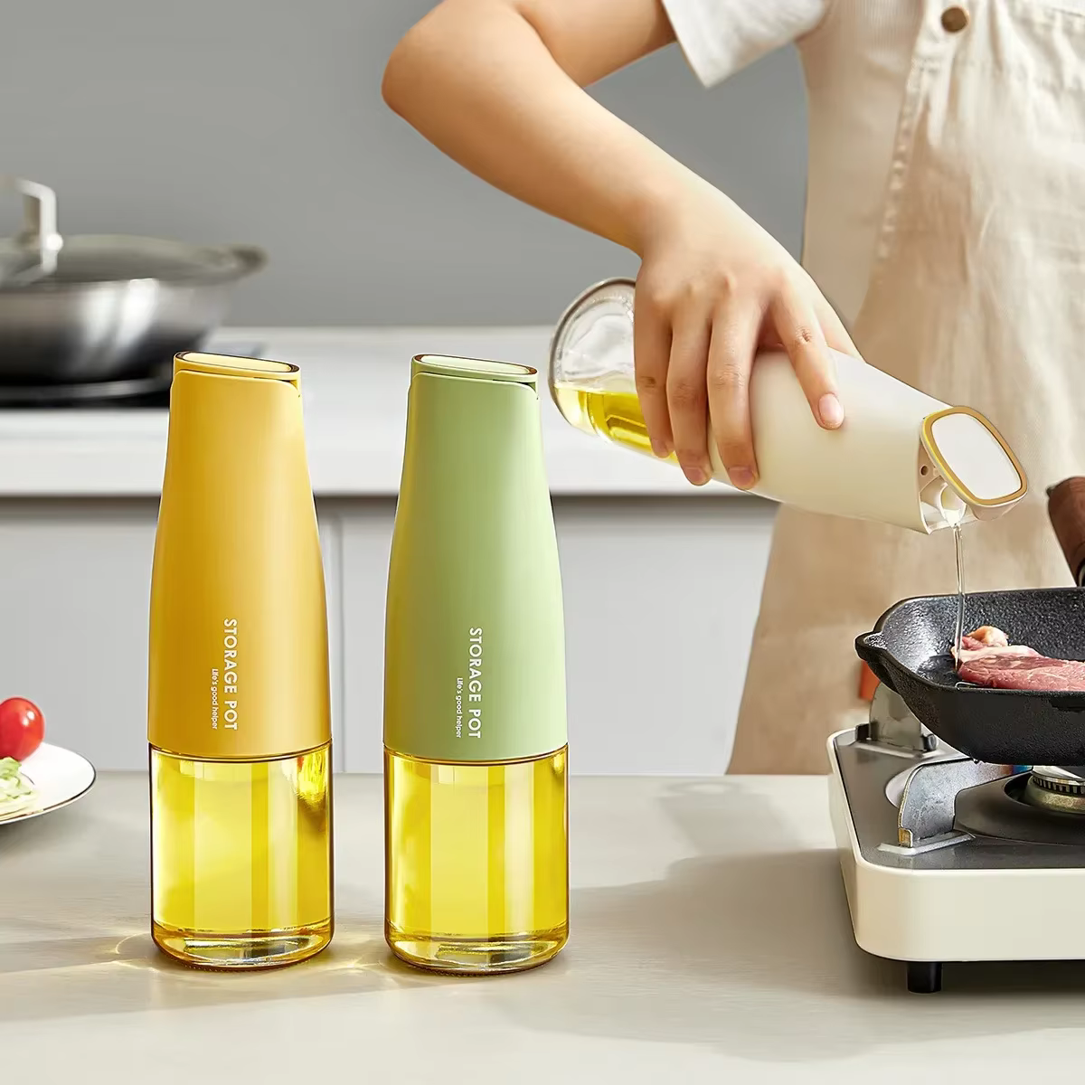 Distributeur de bouteilles d'huile de 500ML