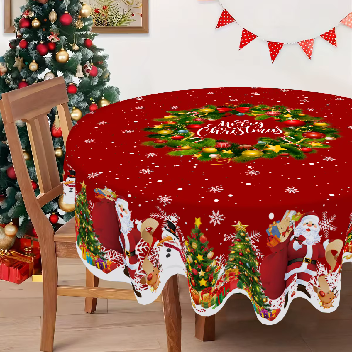 Nappe de Noël Décoration de fête
