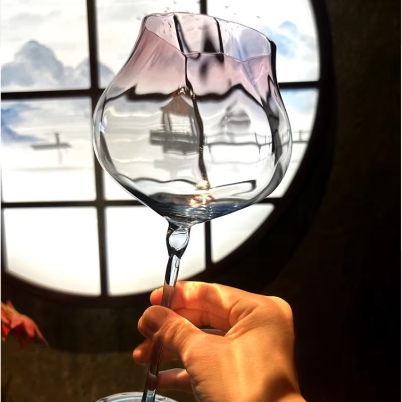 Verres à vin rouge nickel é de grande capacité