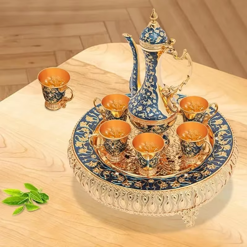 Ensemble de tasses à café turques Vintage