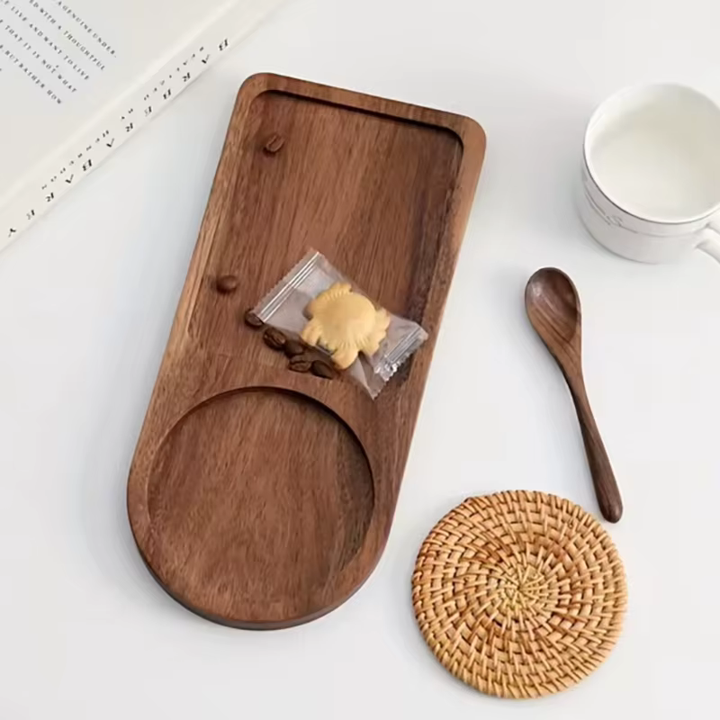 Plateau à café en bois