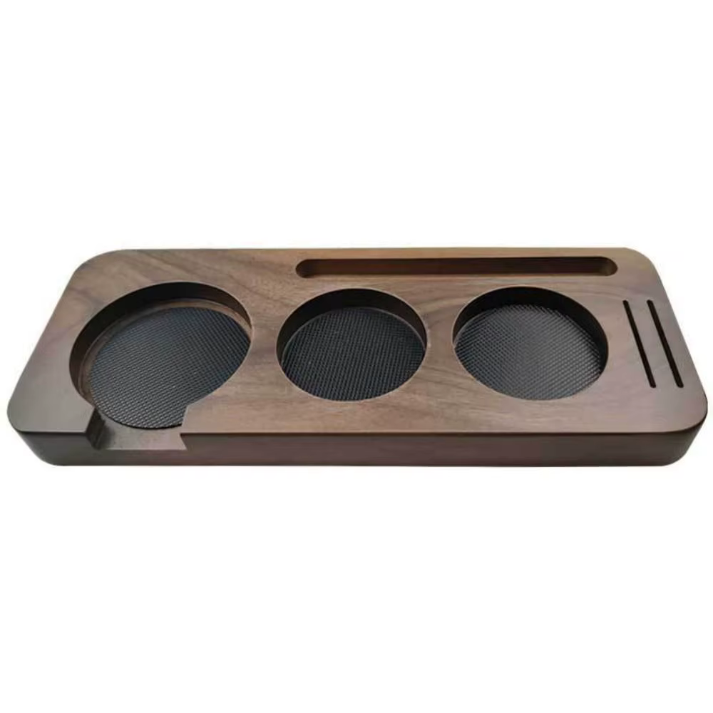 Station de bourrage de café en bois 51/58mm