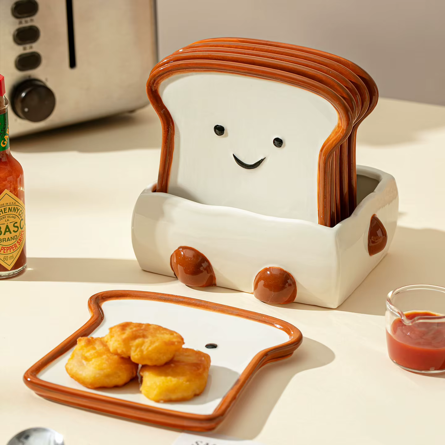 Ensemble de plats décoratifs en céramique pour sauce