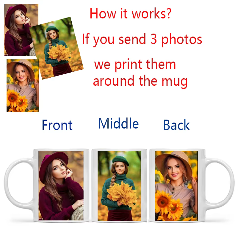 Tasse personnalisée avec votre photo