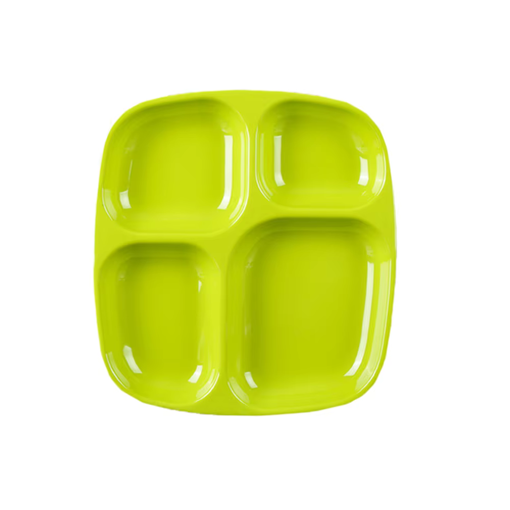 Assiette à Compartiment à Quatre Grilles
