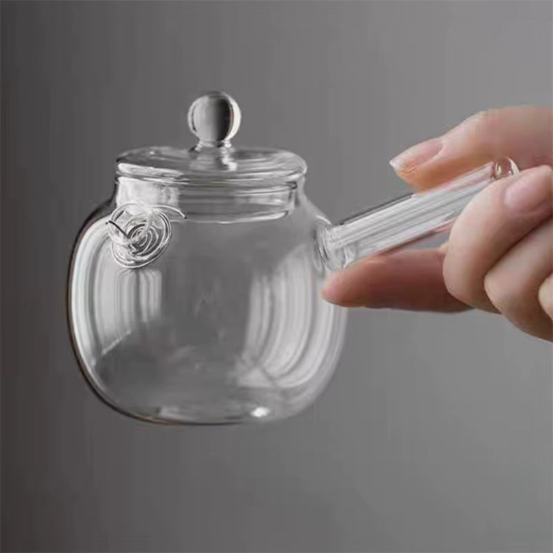 Théière en verre de style japonais avec filtre