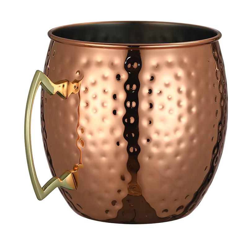 Tasse mule géante martelée de Moscou, Mega Mug, tasse seau à glace, 5L