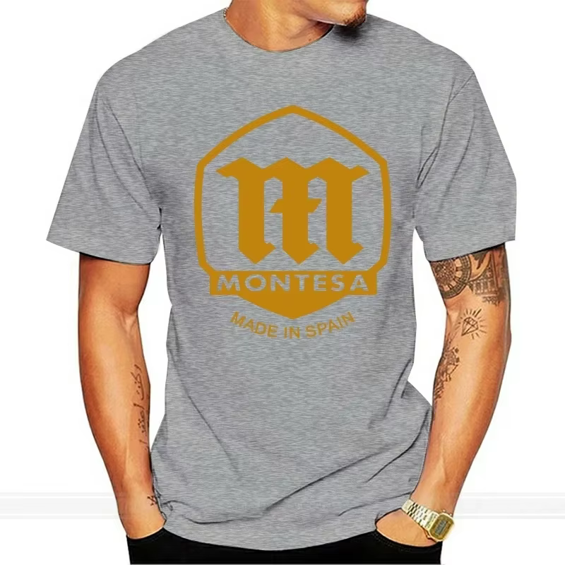 Montesa Espana moto T-Shirt haute qualité coton T-Shirt hommes à manches courtes toutes saisons trajet hauts col rond hommes T-shirts