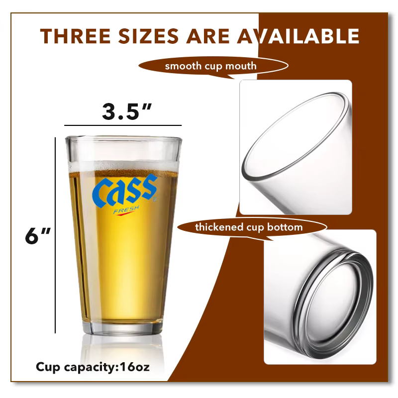 Cass-Verres à bière, verres à eau