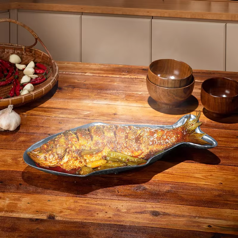 Assiette à poisson grillé pour Restaurant thaïlandais