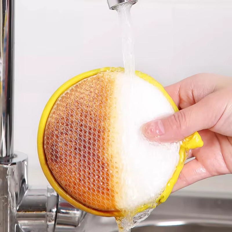 Éponge à vaisselle réutilisable et lavable