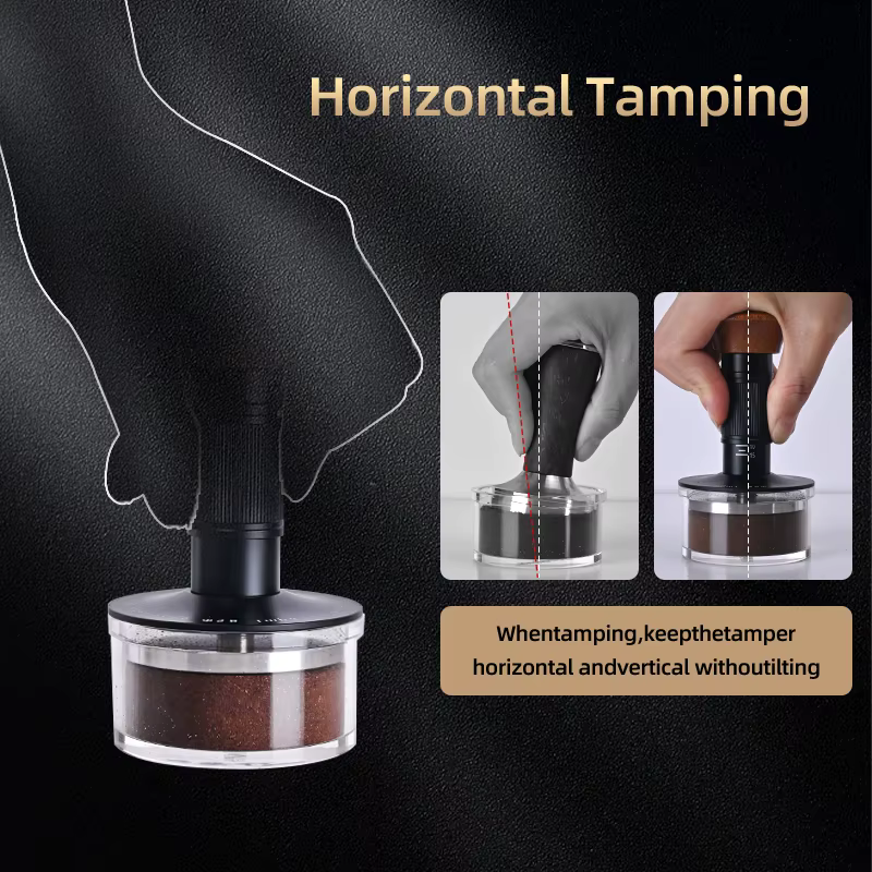 Tamper à expresso Havmore avec retour sonore