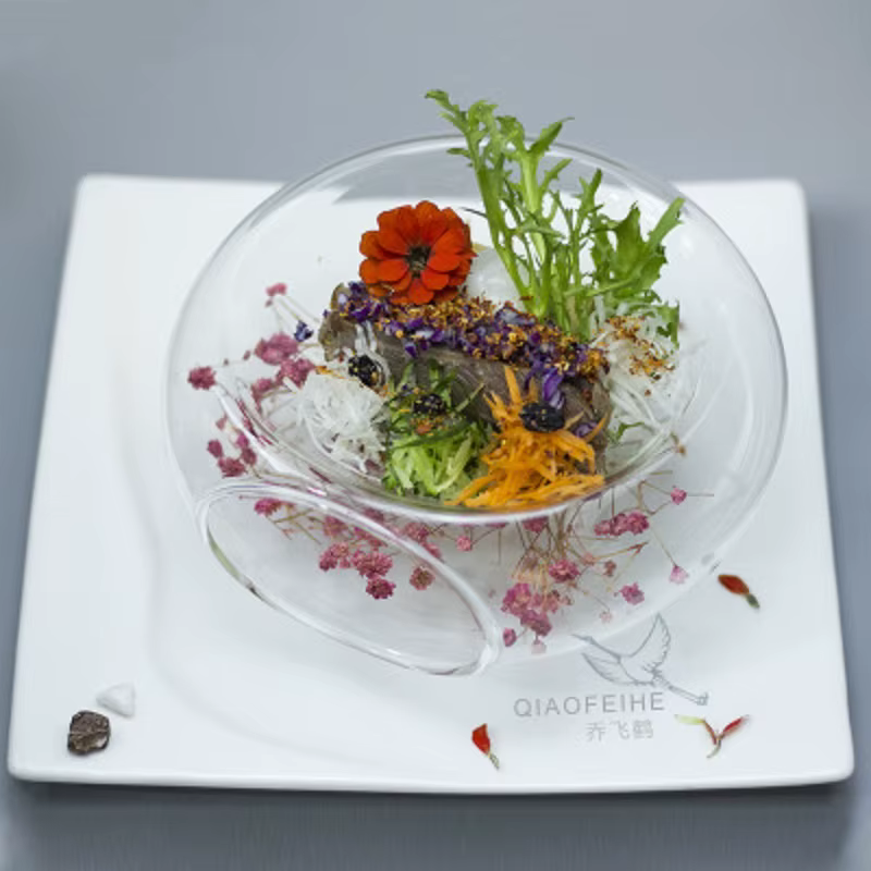 Bols à salade en verre à haute teneur en borosilicate