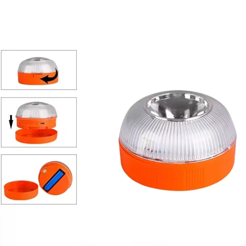 Balise d'urgence pour voiture, Rechargeable par USB, Induction magnétique, stroboscope automatique, clignotant, voyant d'avertissement, aide au Flash, lampe de signalisation de sécurité