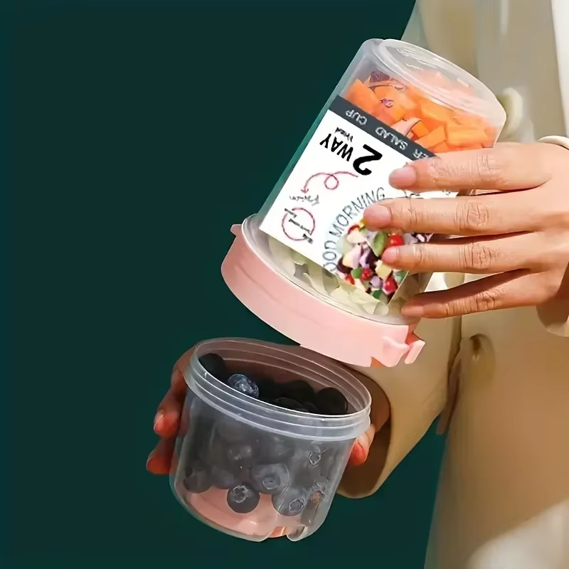 Petit déjeuner en déplacement tasses tasse à salade pour aller prendre