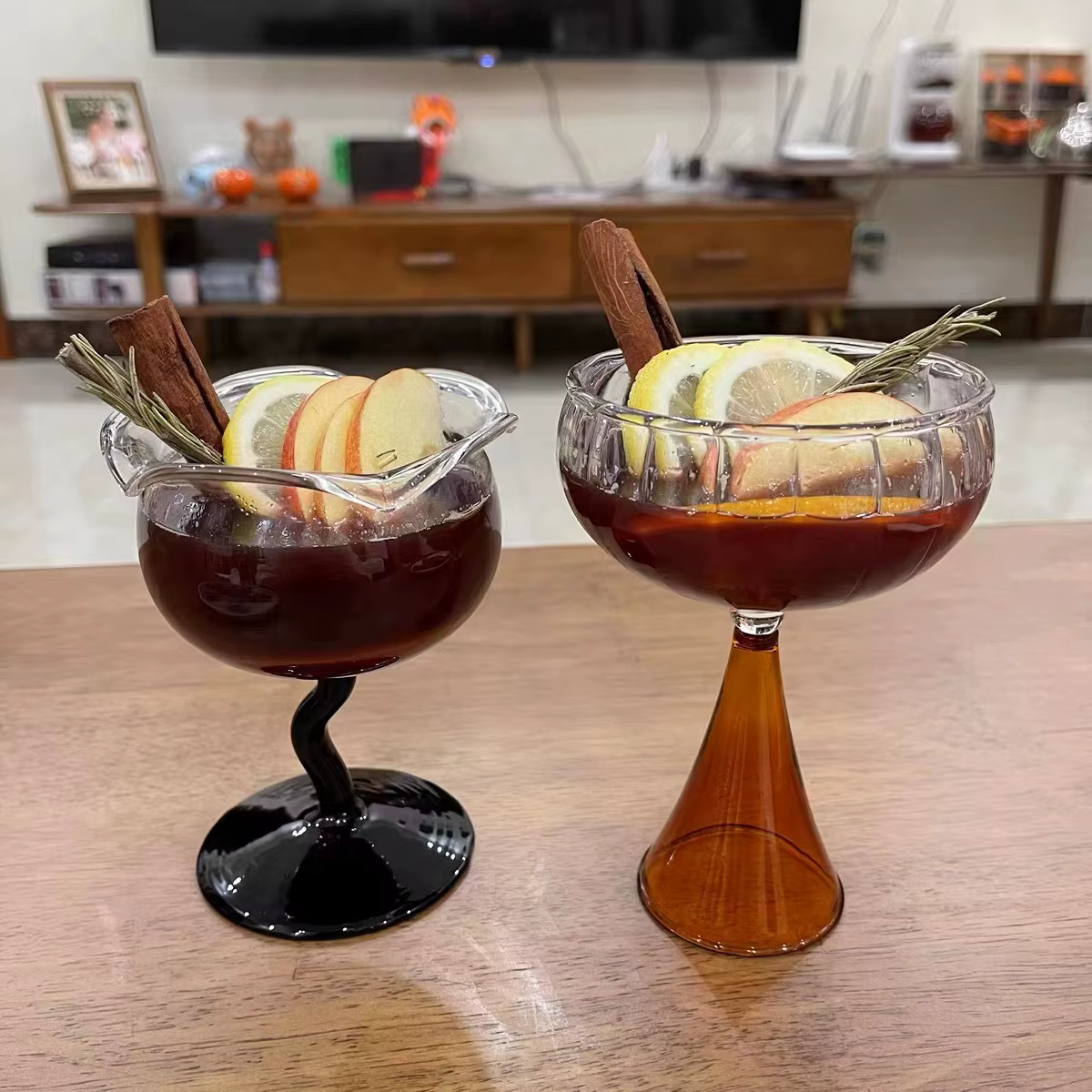 Verre à vin bordeaux coloré