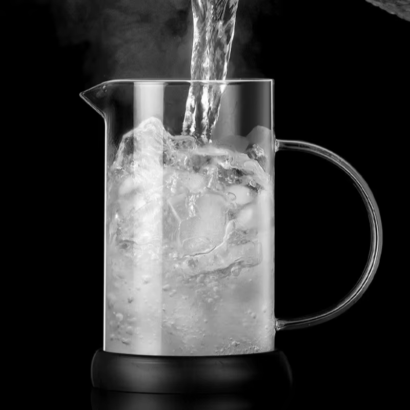 Cafetière à piston, presse à café en verre borosilicate résistant à la chaleur