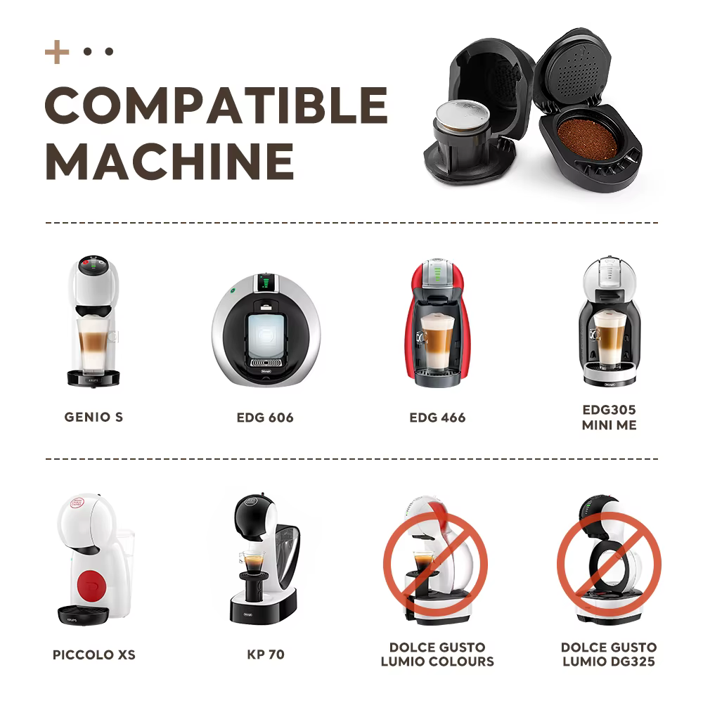 Adaptateur de capsules pour Dolce Gusto Crema