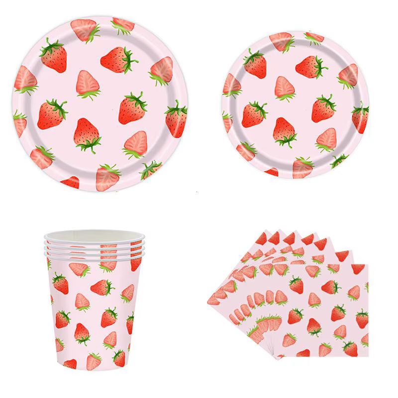 Assiettes jetables, tasses