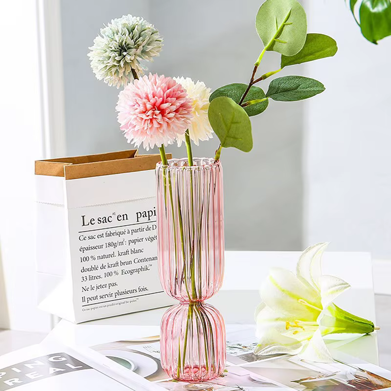 Vase en verre nordique pour la décoration de la maison