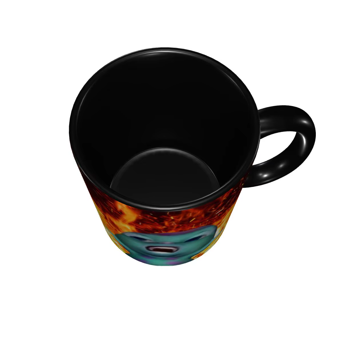 Bibble sur les tasses de feu personnalisées, bricolage, thé, lait, café