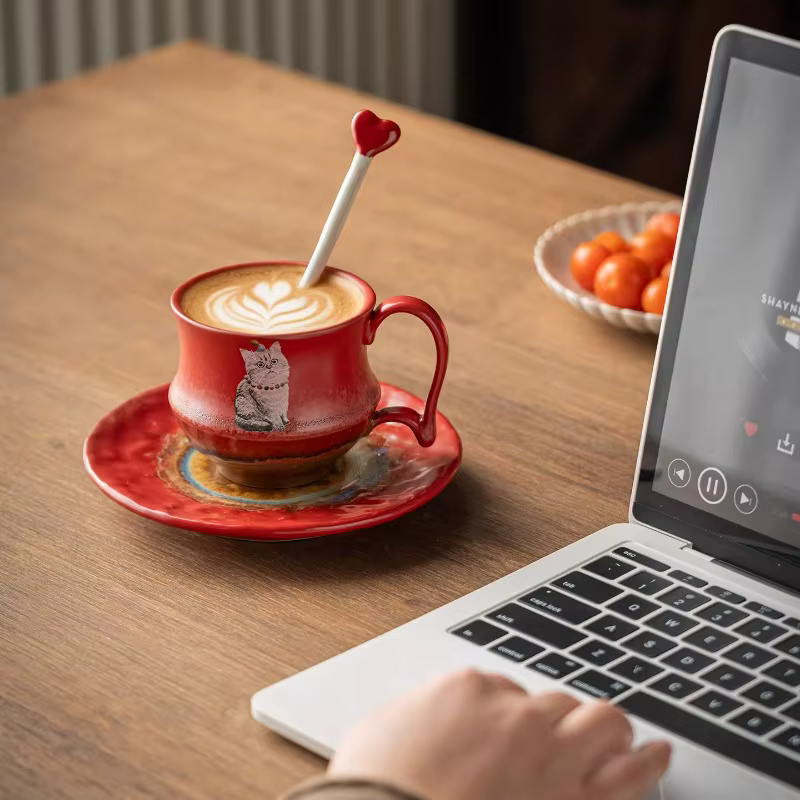 Tasse à café et à latte personnalisée en céramique