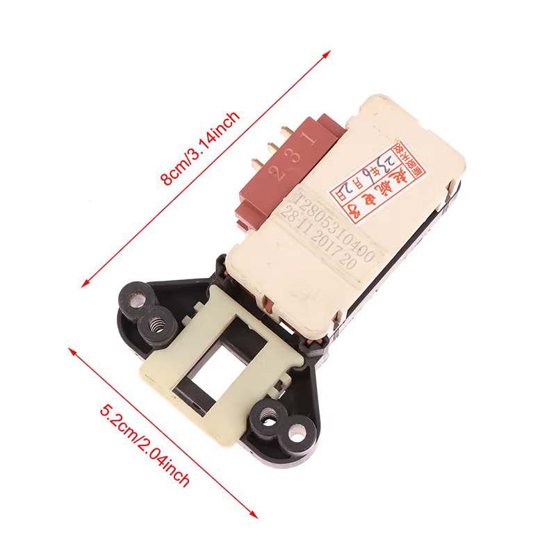 Verrou électronique de porte à temporisation pour lave-linge ZV-446 T2805310400, compatible avec l'ensemble de commutateur de verrouillage de lave-linge Beko