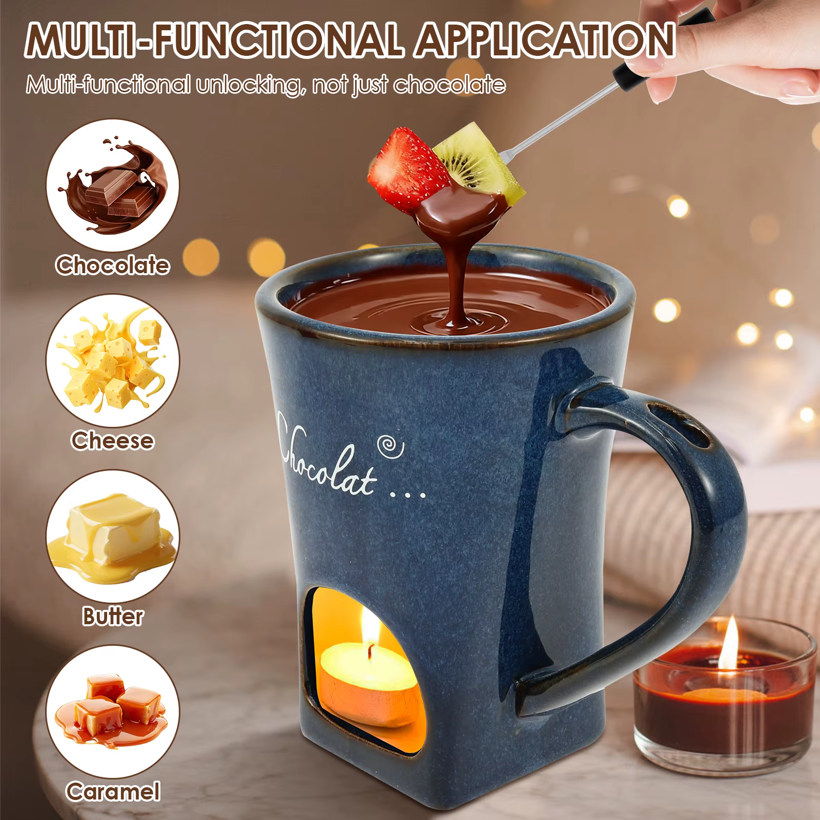 Tasse à fondue au chocolat 150 ml