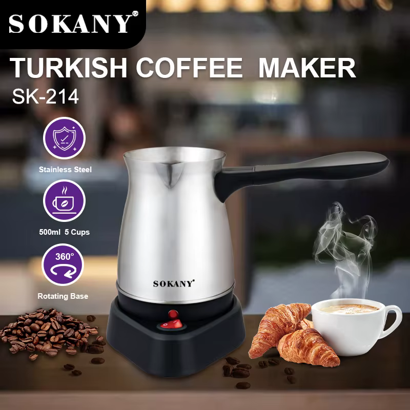 Cafetière portable turque pour la maison et le bureau