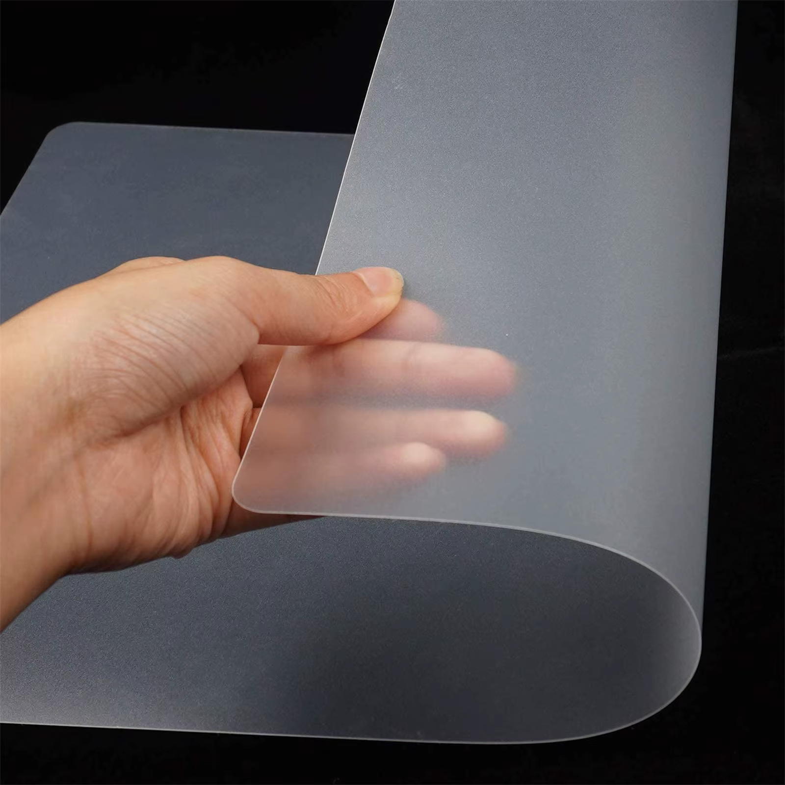 Napperons en plastique transparent