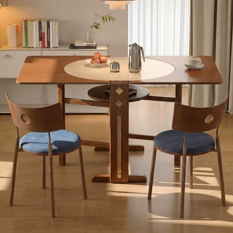 Table de salle à manger ronde de luxe pour cuisine centrale