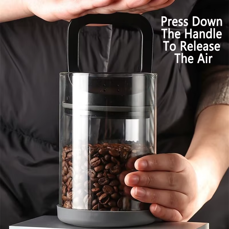 Réservoirs scellés sous vide pour grains de café